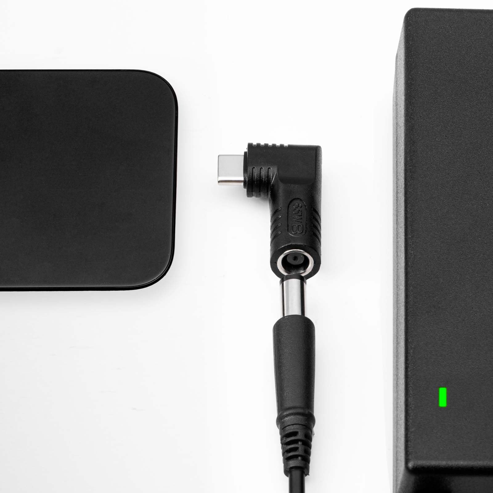AKYGA Ładowarka Plug for Notebook Power Adapter AK-ND-D14 65W 3,5 x 1,35 mm/USB-C Black