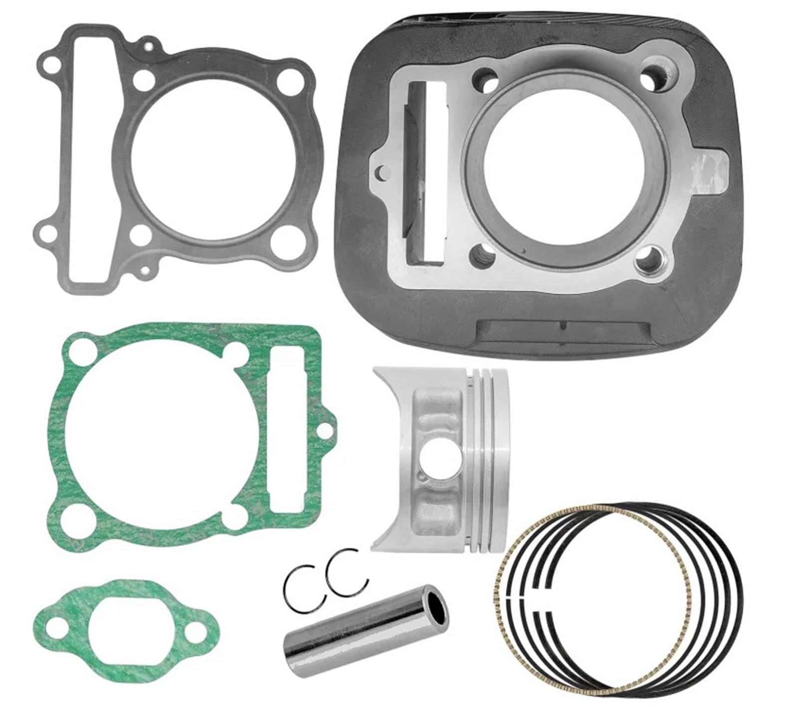 Motocykl 83mm 386CC uszczelka tłoka cylindra silnika Top Kit pasuje do Big Bear 400 Kodiak YFM400 4X4 ATV Zestaw cylindra Zestaw big bore do motocykla