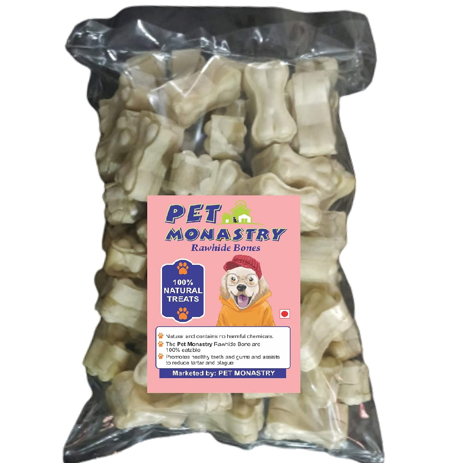 Pet Monastry 2 Inch 1 Kg Healthy Chew Treats Rawhide Dog Bones (2 Inch, 1 Kg) (B098SP27TL) Amazon Price History, Amazon Price Tracker