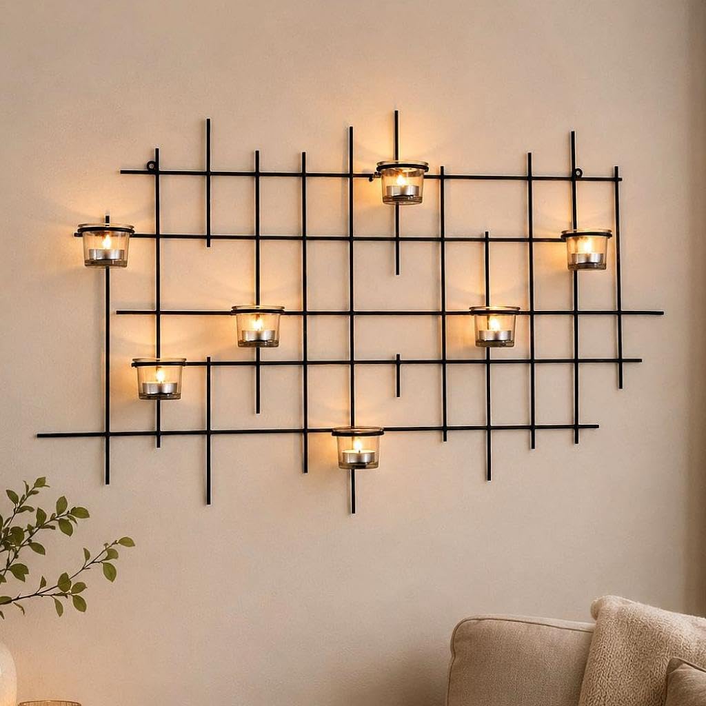Sconce 7XXL Candelabra metal 83 cm Candlestick - Candle holder