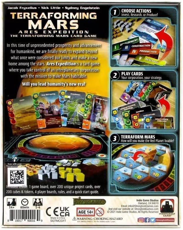 Miniatura 2 de Stronghold Games Terraforming Mars Ares Expedition El juego de cartas