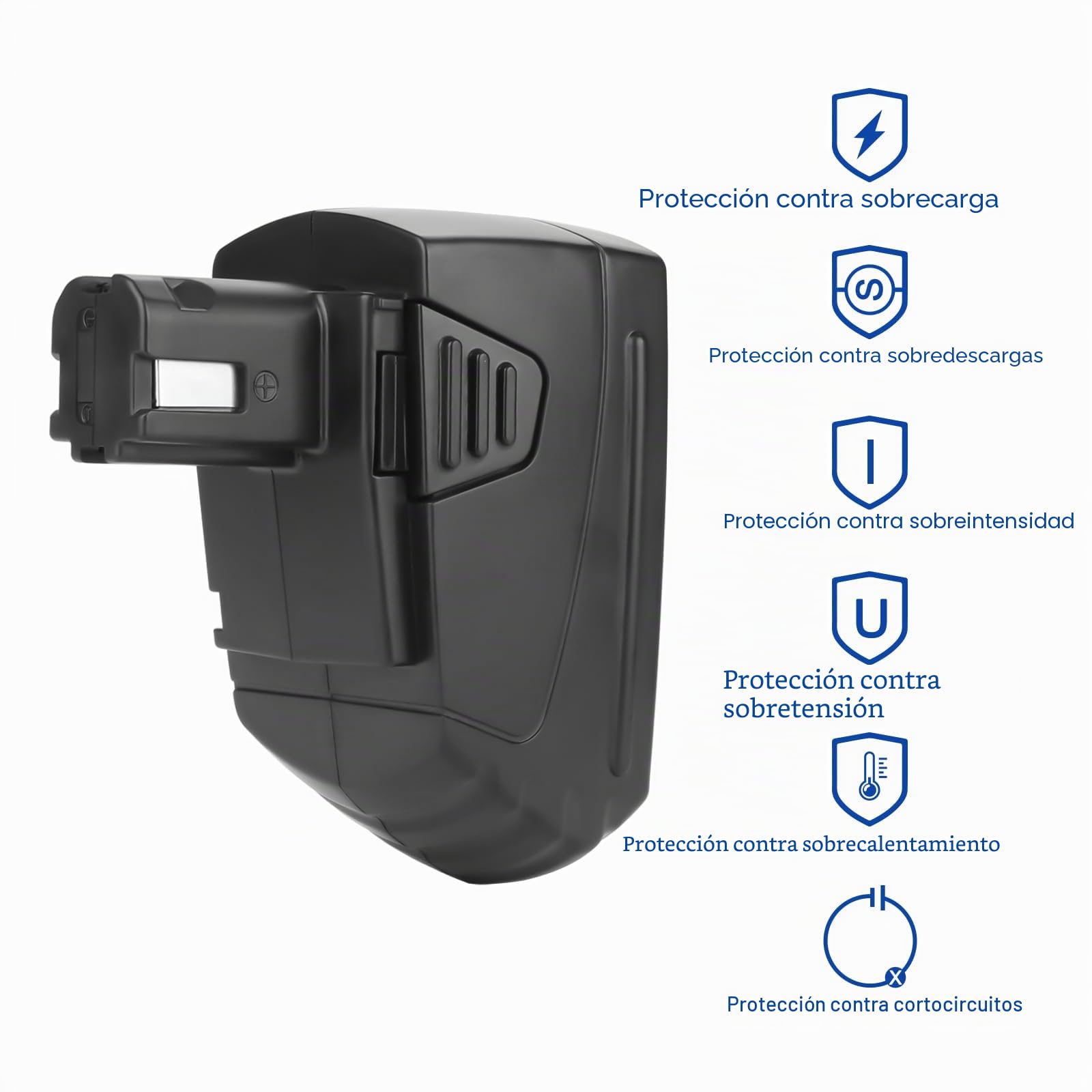 Shentec Batería Ni-MH de 12V 3500mAh, Compatible con Hilti SB12,SF120-A,SF121-A,SID 121-A,SFL 12/15 Flashlight de Repuesto para Hilti SFB121,SFB126,SFB126A