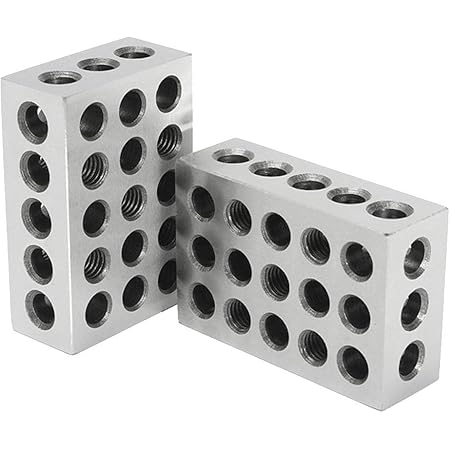 1-2-3 Parallel Blocks, metric 25x50x75 mm + Box : Amazon.co.uk: DIY & Tools