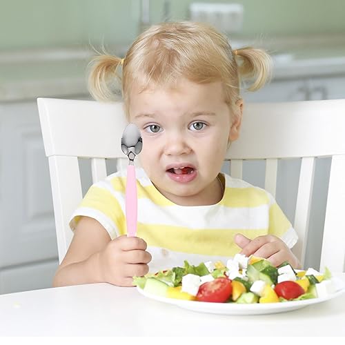 Miniatura 3 de Toddmomy 1 cuchara de doble cabeza para bebé cuchara de silicona para raspar frutas de bebé cuchara de alimentación cuchara de entrenamiento juego