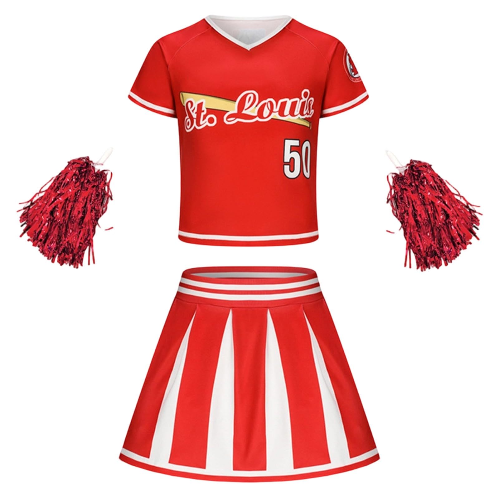 Kostüm Mädchen Cheer Leader Cheerleading Kostüm, 158 146 Faschingskostüme, 11 Jahre 146/152 Cheerleader-Kostüm, Teenager Karneval 128 Cheerleader Tanzkleid 116 140 Oberteil Outfits