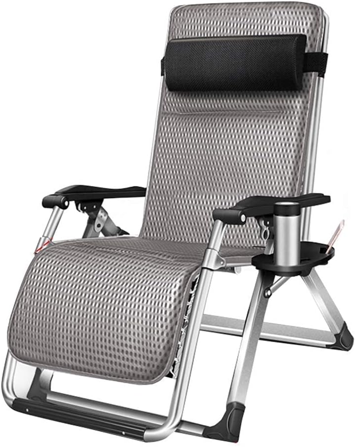 Renovation House Folding Sun Loungers Outdoor Deck Chairs Garden Chairs with Cup Holder | Patio Lounge Chair for Adults Heavy Duty |