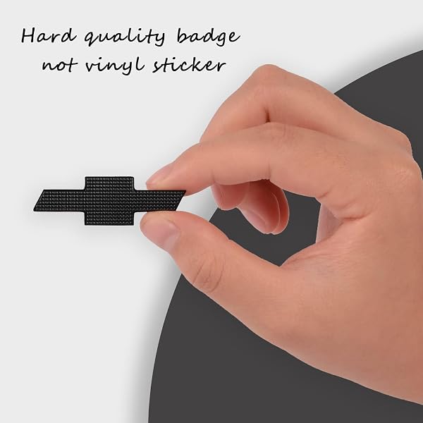 Black Steeering Wheeel Bowtie Emblem Overlay Compatible with Chevy Equinox Malibu Cruze Traverse Volt Blazer Silverado Suburban Tahoe Bolt Trax Spark Sonic Impala with Strong Adhesive 26020702 1 pc - 4