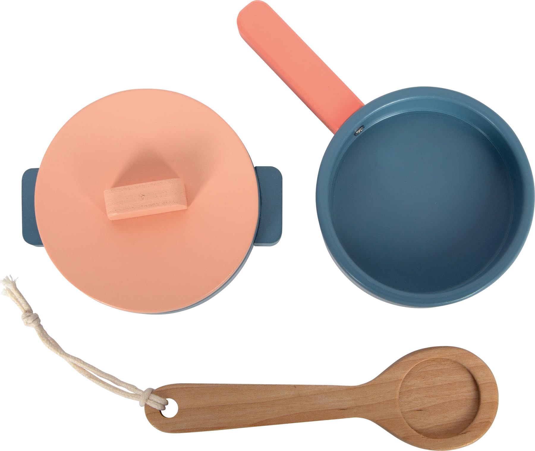 Small Foot Cocina Infantil compacta Terrazzo, Cocina de Madera con Accesorios, Juguete de rol Desde los 3 años, 12728