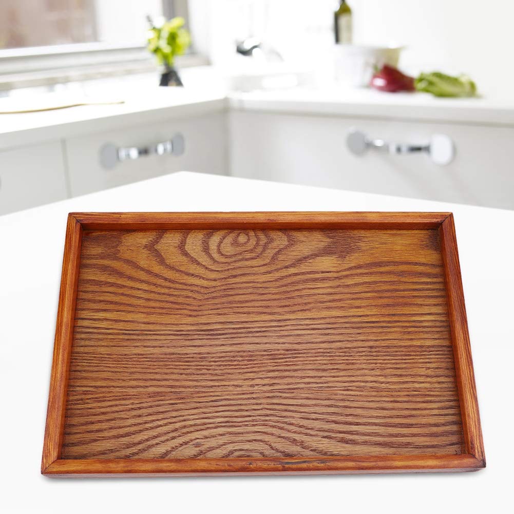 COLLBATH Plateau De Service En Bois En Forme De Chiffre