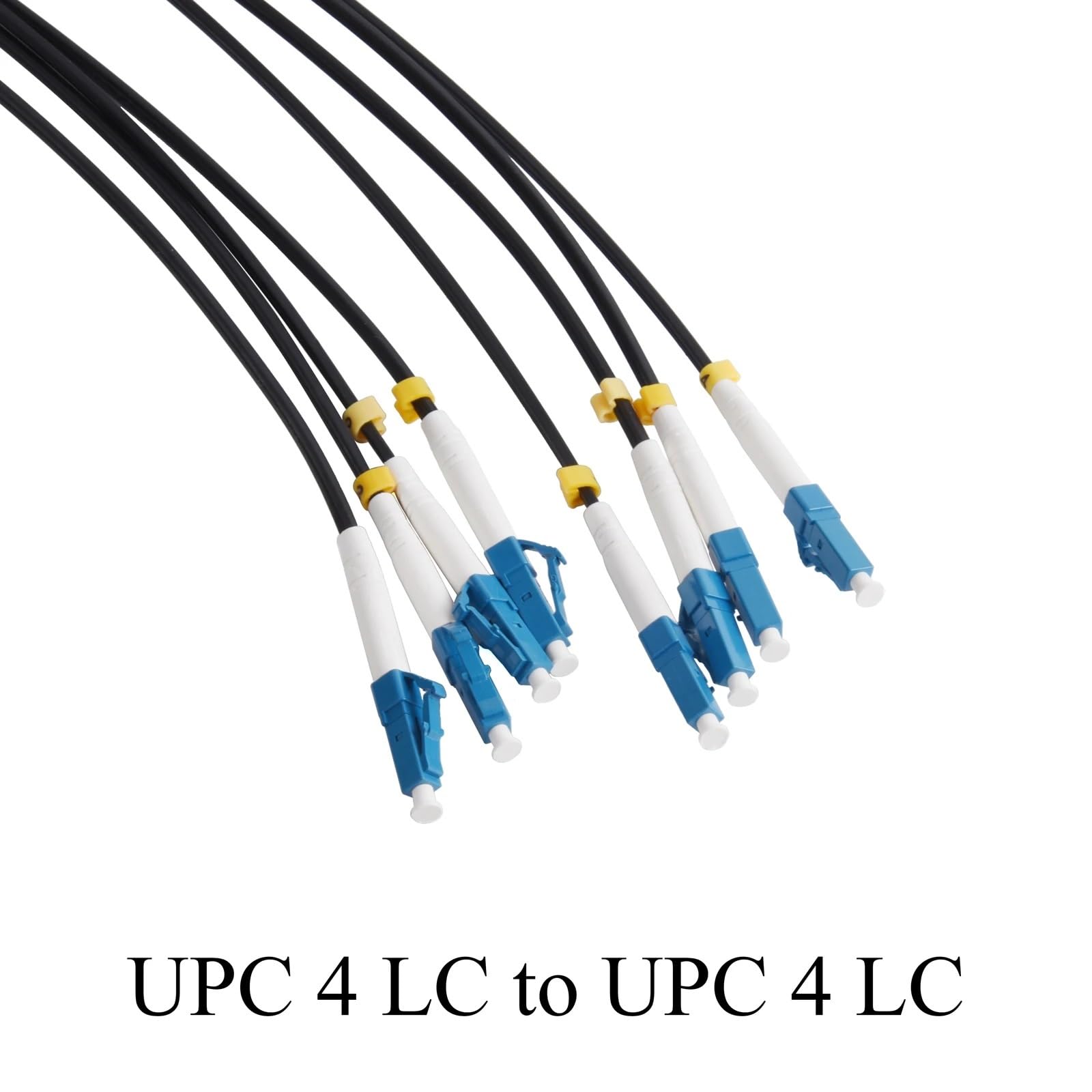 Przedłużacz światłowodowy UPC 4 LC do 4 LC 4-rdzeniowy jednomodowy kabel optyczny do wnętrz linia konwersji 100M/120M/150M/200M/250M/300M (rozmiar: 250M)