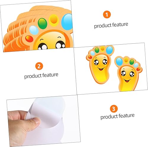 Miniatura 8 de Lovely Kids Room Decor 30 pares de calcomanías autoadhesivas de dibujos animados de vinilo