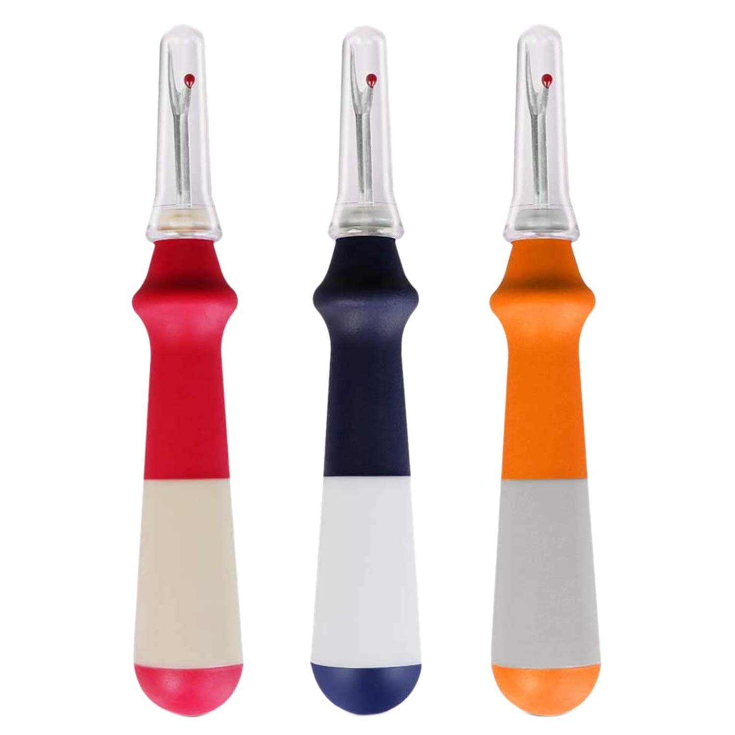 CTRLZS 3PCS Seam Ripper Colorful Large Thread Remover Tool Handy Rippers for Sewing Crafting Removing Hems
