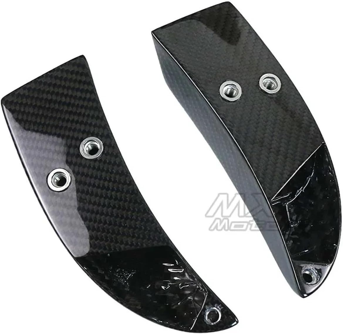 Carbon Fiber Pattern Universal Motorcycle Brake Disk Cooler Air Duct Front Caliper Radiator GP Fit For Ducati/BMW Fit For Kawasaki