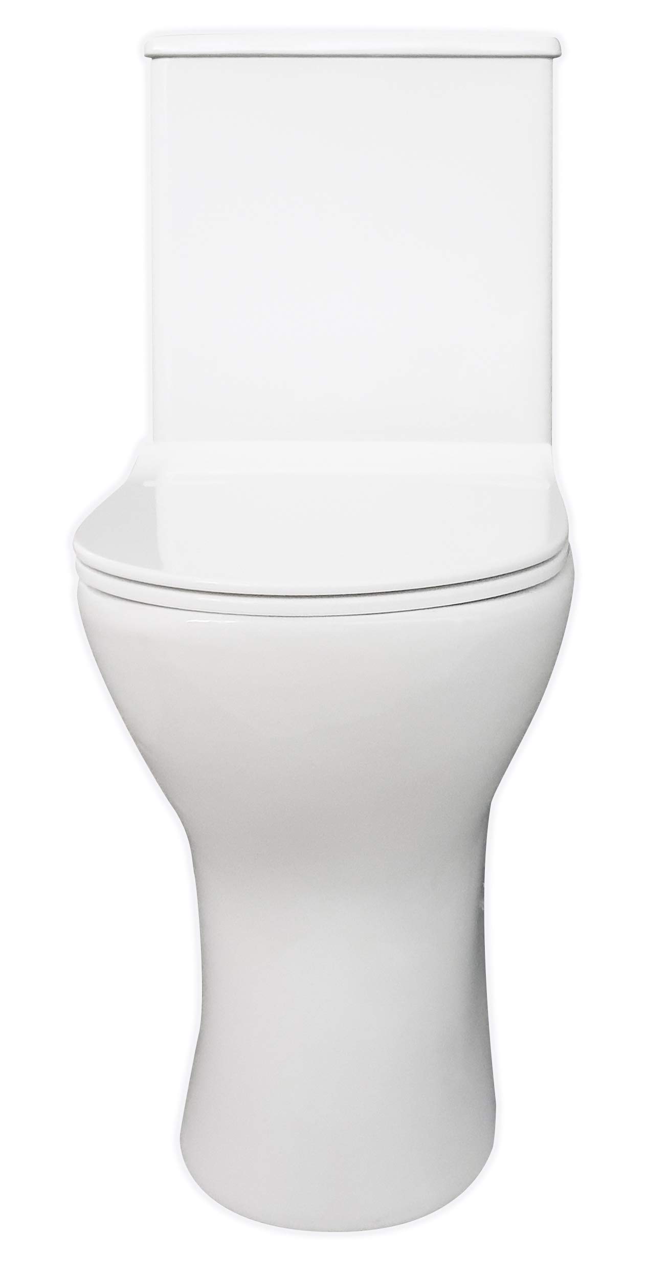 Inodoro BONNA Compacto De Dos Piezas. Diseño Exclusivo y Moderno. Alta gama. De Cerámica. Mecanismo Economizador 3/6. Salida Dual. Tapa Y Asiento en ABS. Sistema Rimless.