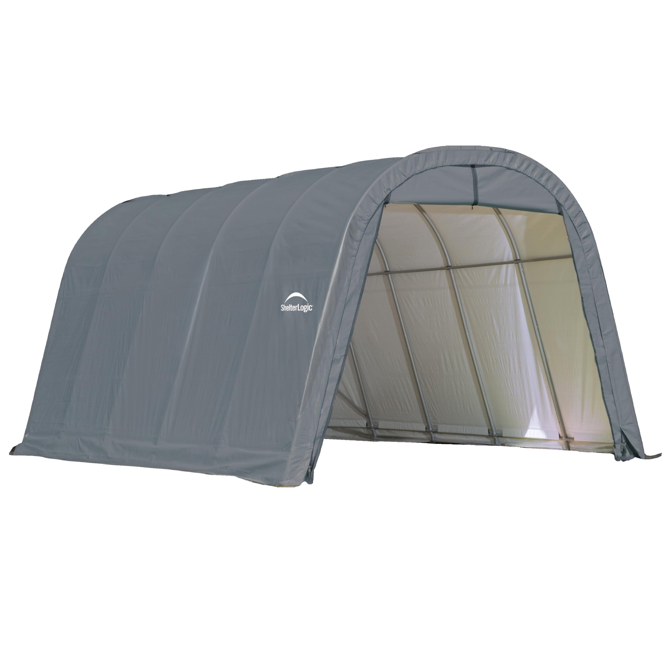 ShelterLogic Replacement Cover Roundtop 13 x 20 x 10 ft., Cover Kit 90508 for Model 62667, 7 oz. Gray Cover Only Frame Not Included
