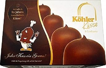 Köhler Küsse Schaumküsse, Schoko 15 er, 315 g : Amazon.de: Lebensmittel ...