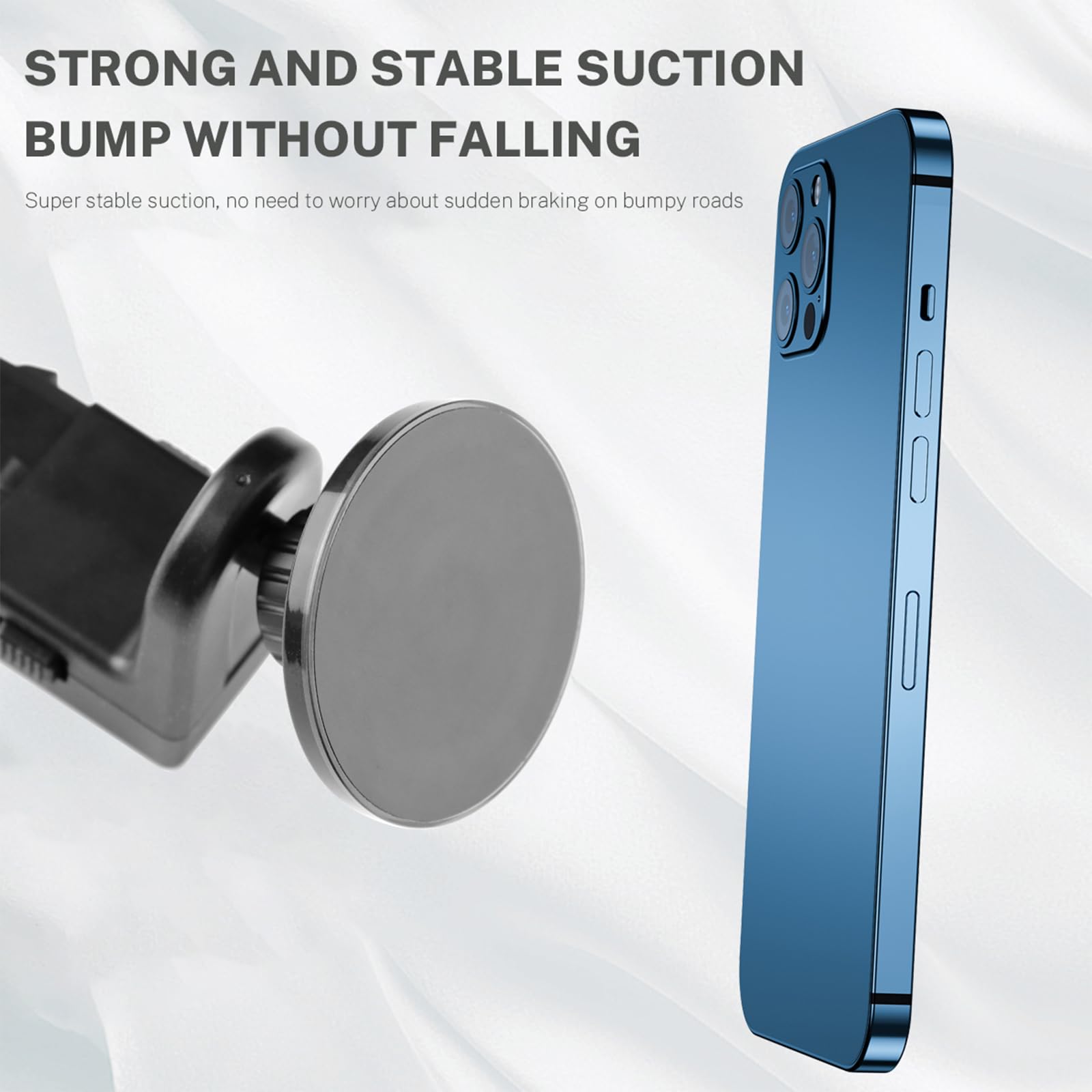 KUNGKIC Supporto per tablet da auto per BMW X3 X5 X6 I20 G05 G06 G45 G60 G61 G70 Mag-Safe Supporto magnetico per cellulare da auto, poggiatesta universale girevole a 360°