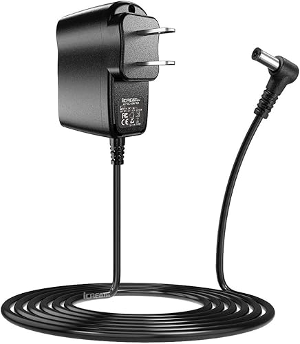 Cable de alimentación de 6 V para botes de basura con sensor automático iTouchless de 2.5 a 23 galones, cable de alimentación de 6.6 pies de largo
