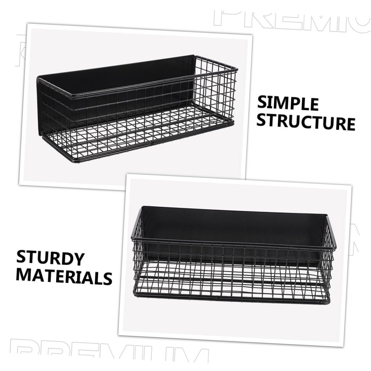 Cabilock 2piezas Estante Magnético para Refrigerador Nevera Diseño de Esquinas Redondeadas Resistente al Desgaste para Almacenamiento de Botellas y Frascos de Especias en Cocina o Comedor