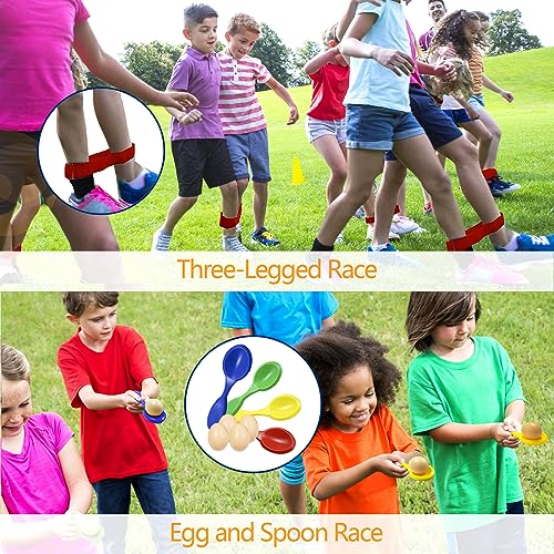 image for TITGIPE Potato Sack Race Bags - 32PCS Outdoor Games Sack Race Bags for