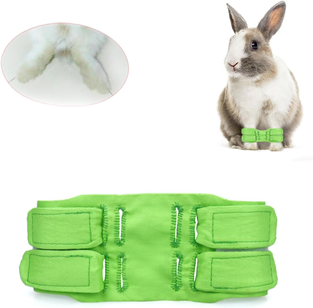 YUYUSO Rabbit Splay Leg Brace for Rabbits with Bilateral