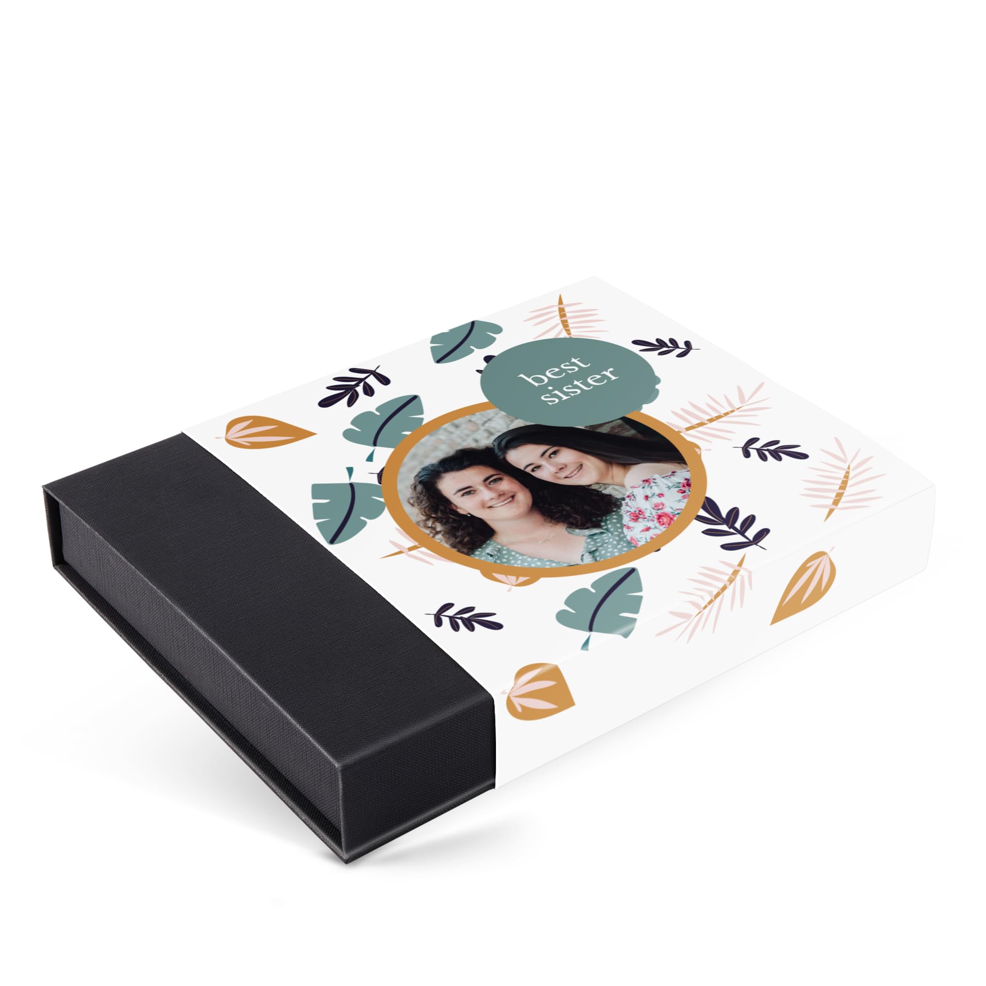 Personalisierte Luxe Bonbons Geschenkbox - Schokolade Bonbons mit Foto oder Text, 36 handgemachte Stücke, exotische und traditionelle Geschmäcker, gemacht aus hochwertiger Schokolade (36 Stück)