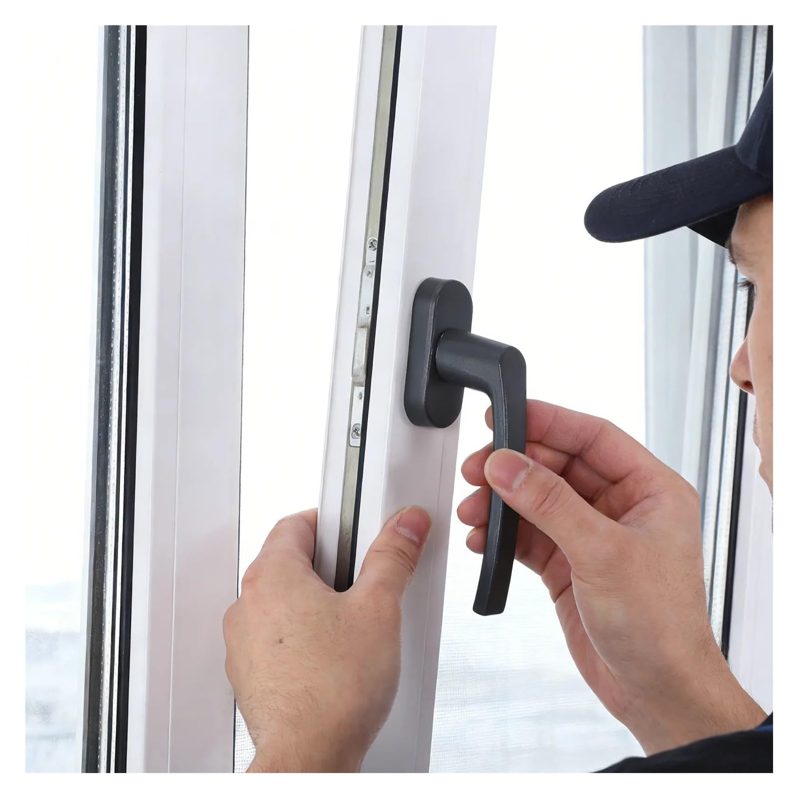2 Stück Universal-Fenstergriff