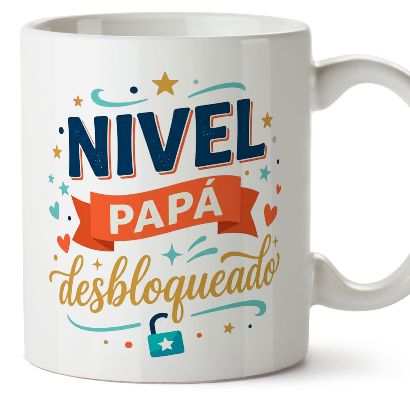MUGFFINS Taza mamá con frase Para la mejor mamá del mundo en Español | regalo madre | 330 Ml 11 oz | Idea original para regalar | progenitores v3 — view 25
