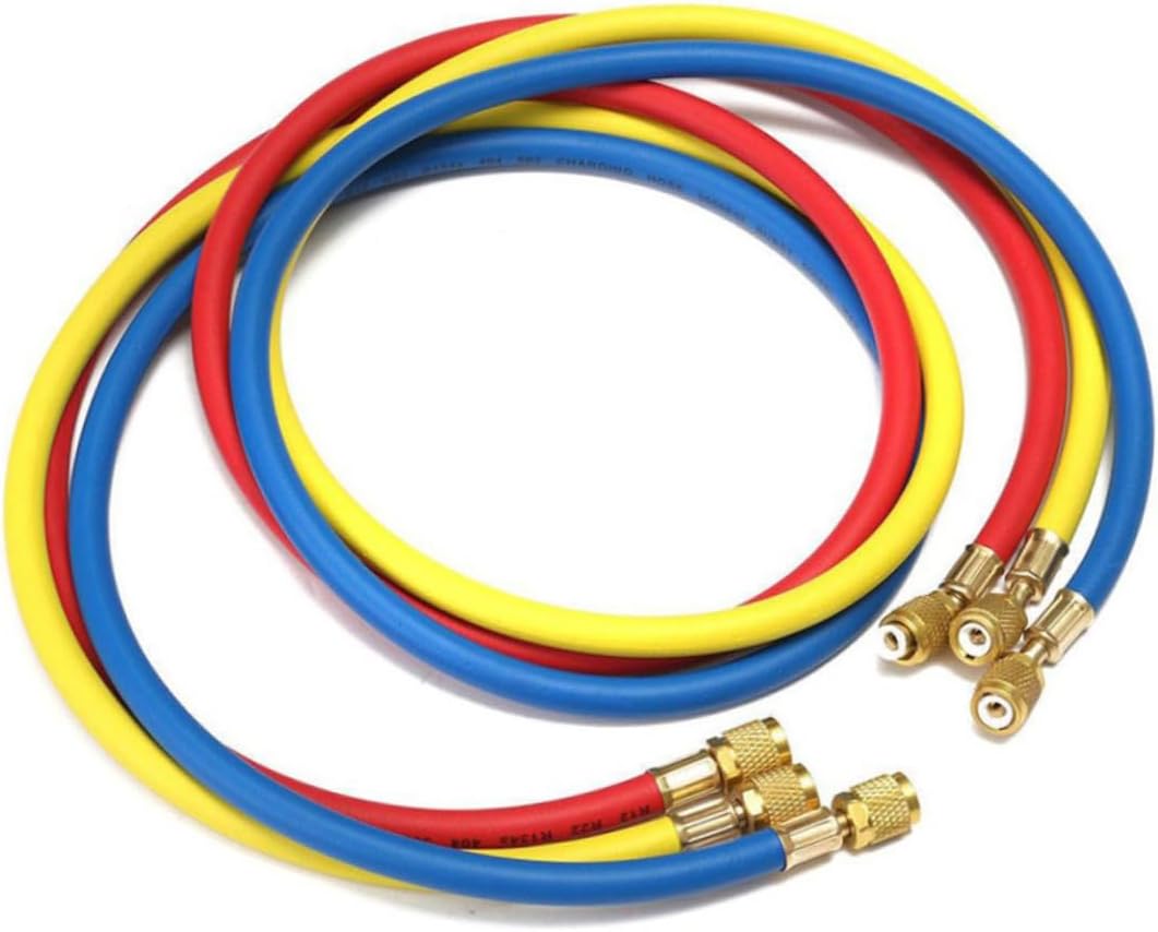 PRETYZOOM Charging Hose for Car Compatible with High Pressure Psi Sae Hose with Fittings Blue