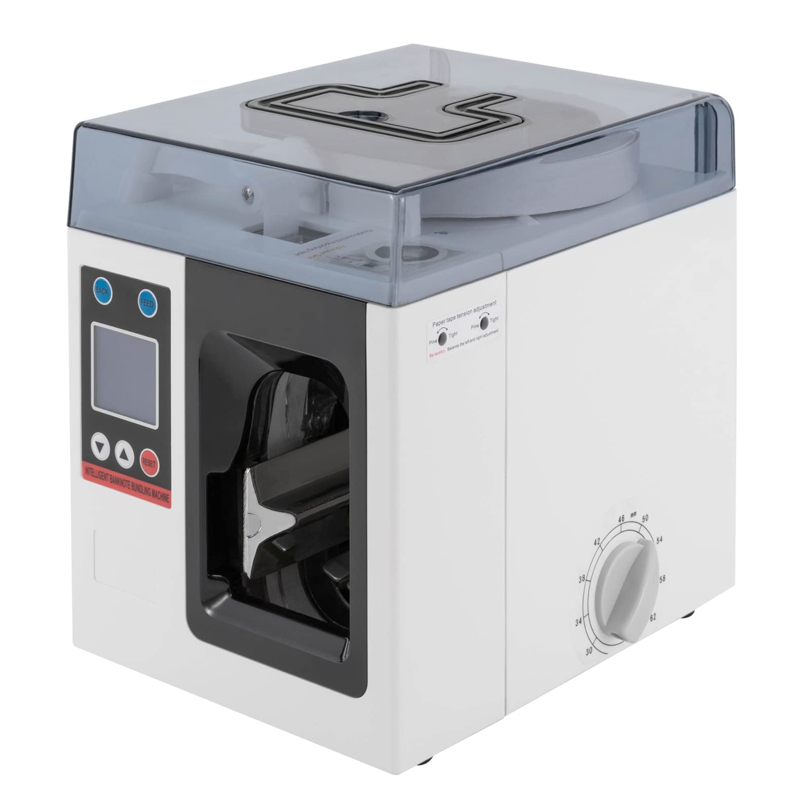 FHRKA Money Binder Bill Bundling Strapping Machine Paper Currency Bundle Equipment Banknote Binding Machine Currency Tie Binding Machine