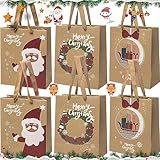 【Verschiedene Verwendungen】Können Süßigkeiten, Pralinen, Kekse, Lebensmittel, kleine Spielsachen usw. in weihnachtsgeschenktüte.Verleihen Ihren partys spaß und spannung.