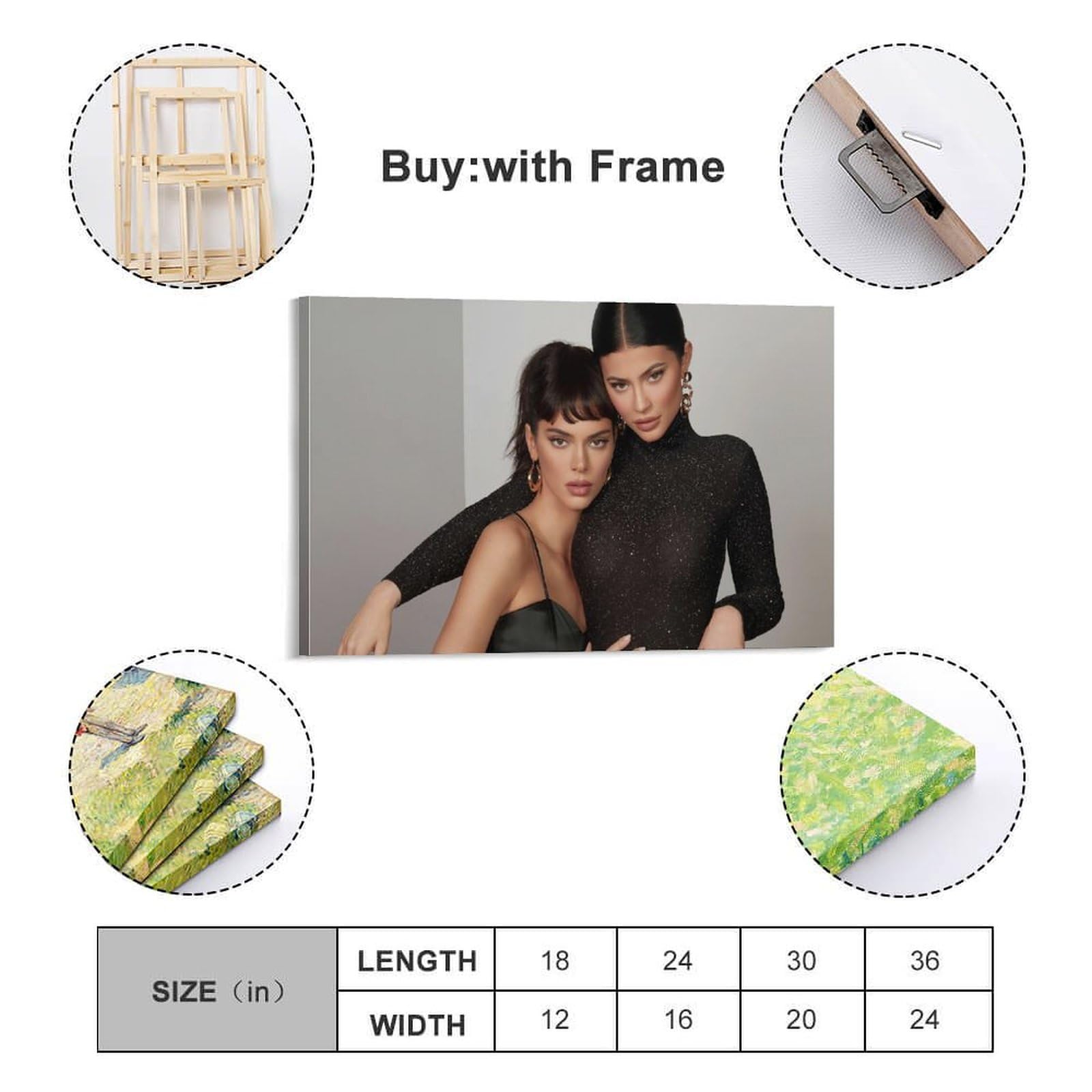 ケンダル・ジェンナーとカイリー・ジェンナー直筆サイン入り2Lサイズ写真 ケンダル・ジェンナーとカイリー・ジェンナー直筆サイン入り2Lサイズ