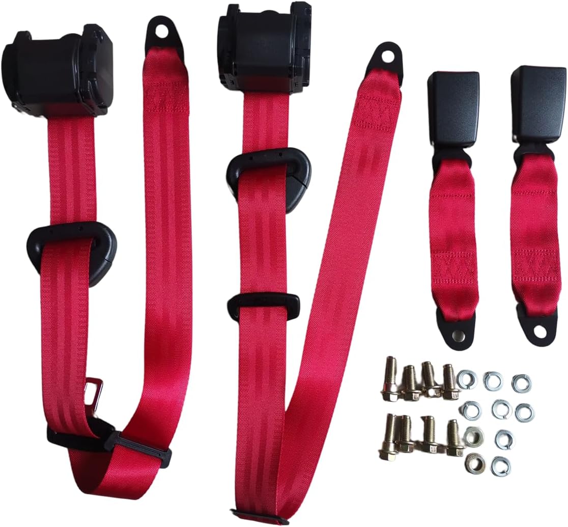 2PCS Universal Adjustable Retractable Belts For Club Golf