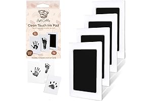 Clean Touch Baby, Dog Paws, and Nose Print Kit with 4 Pads & 8 Cards
