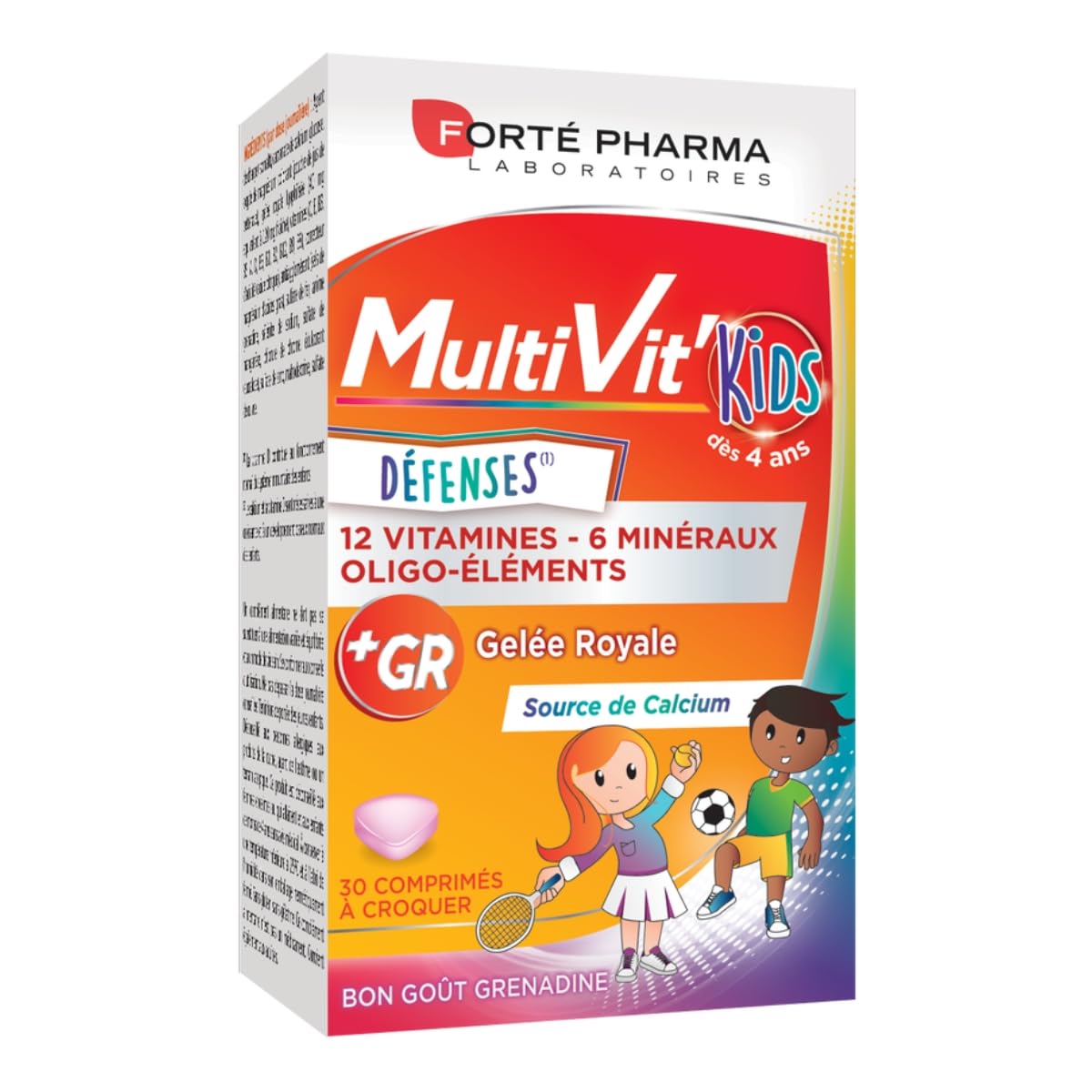 Forté Pharma Multivit' Kids Défense 30 comprimés à croquer