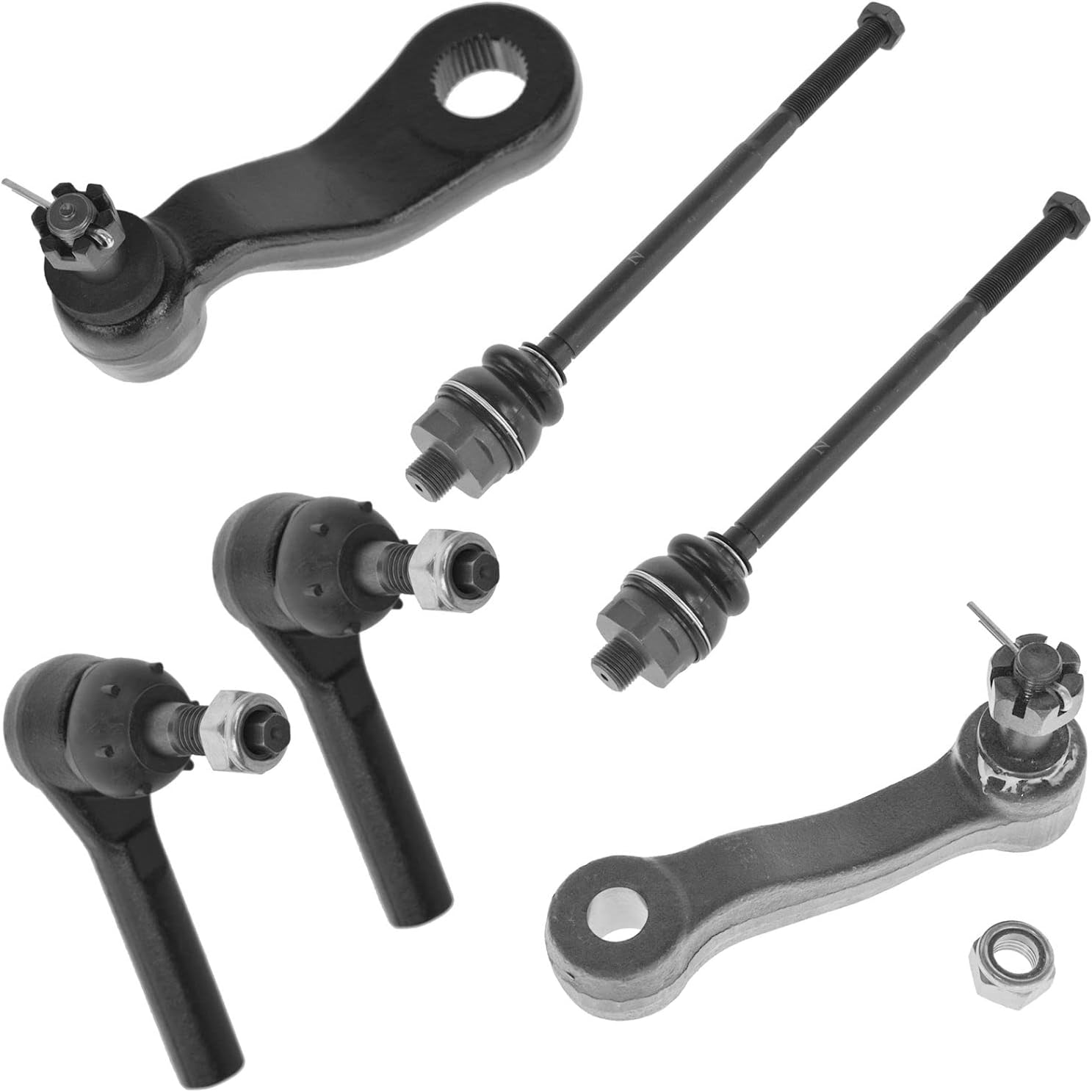 Front Steering Kit Idler Arm Pitman Arm Tie Rod Compatible