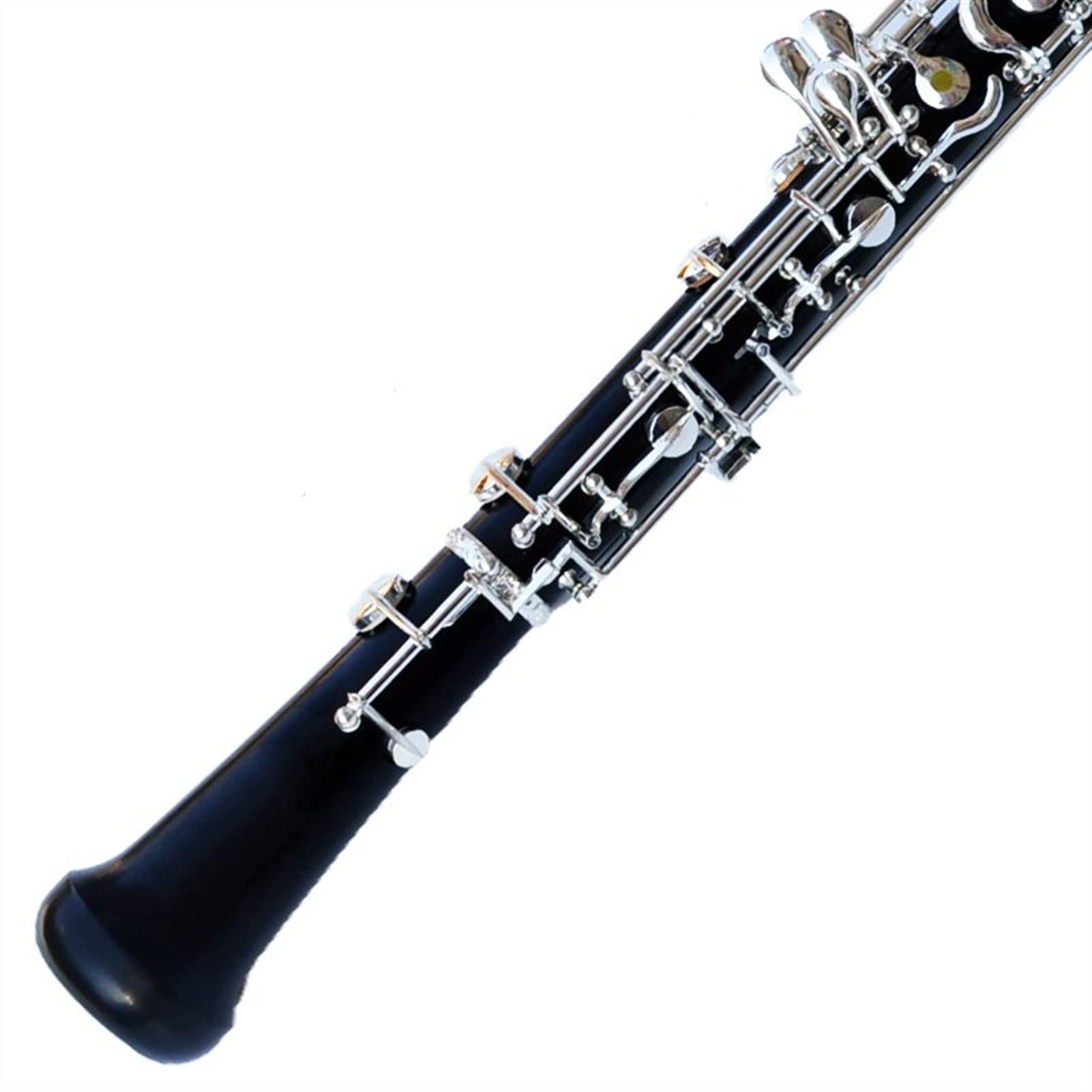ZUZU Profesional C Key Oboe De Ébano Semiautomático Totalmente Totalmente Automático De Oboe Estilo Cupronickel Plateado Plata Piezas de Oboe (Color : Fully Automatic)