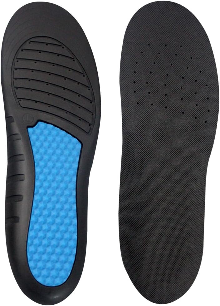 Suscong Comfort Sport Shoe Insoles Arch Support Inserts for Work Boots,Relieve Foot Pain (Men's (US Size 8-13))