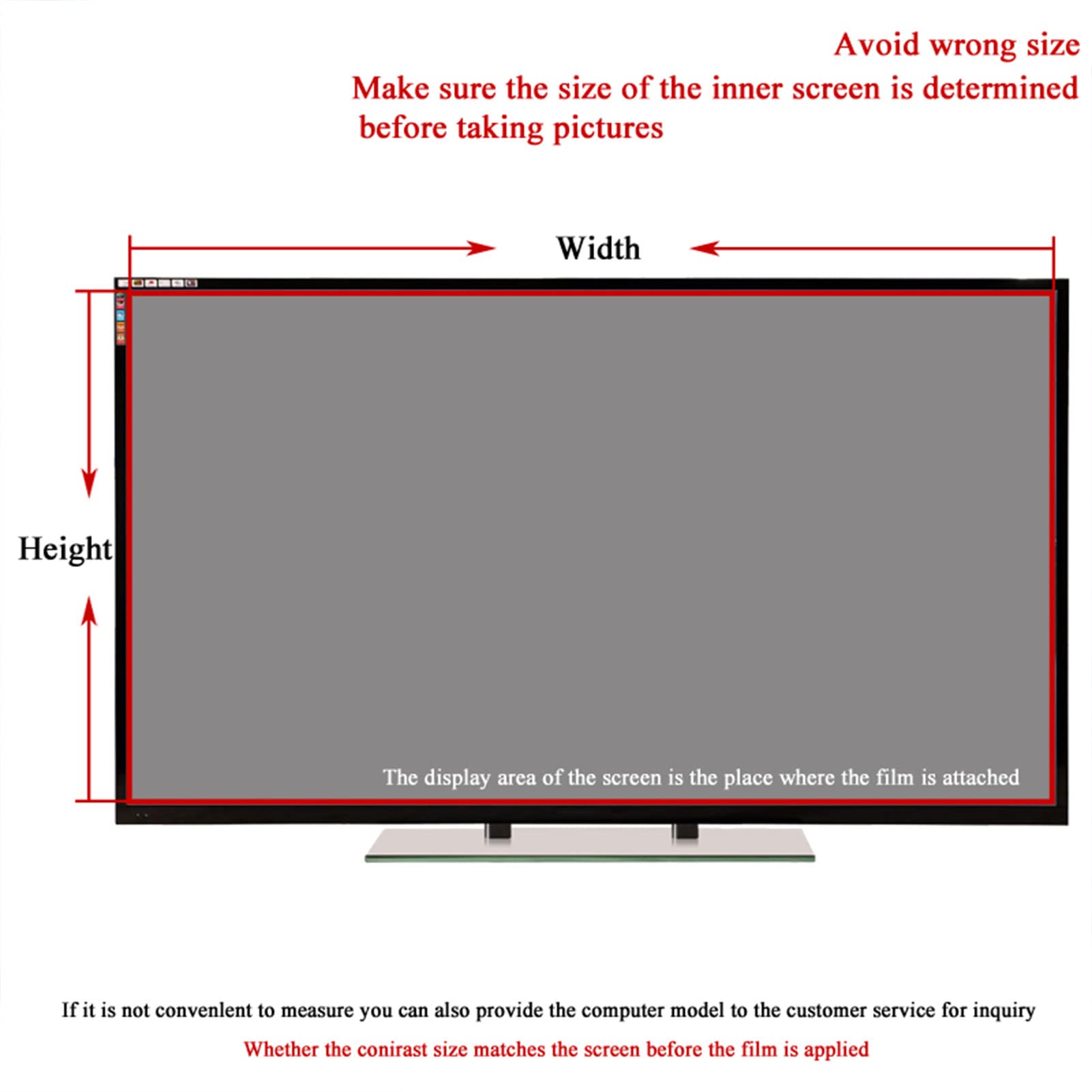Protettore di Schermo TV Opaco 55" 1221x689 Anti Abbagliamento Anti Luce Blu Anti Impronte Digitali