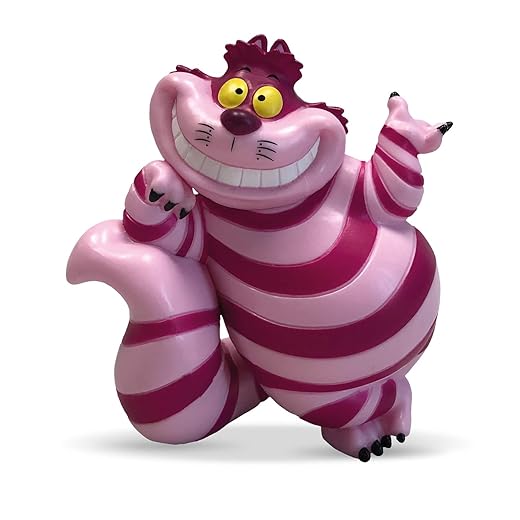 Bullyland 11401 Cheshire Cat, Alice in Wonderland, PVC-Free Figure, Imaginative Game, Collectable, Multicoloured, Handpainted, Walt Disney, Cake Design, Height 7 cm