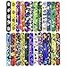 Dminya Halloween Slap Bracelets for Kids Halloween Slap Bracelets Bulk Snap Bracelet Party Supplies Favors Classroom Prizes Exchanging Gifts (24)