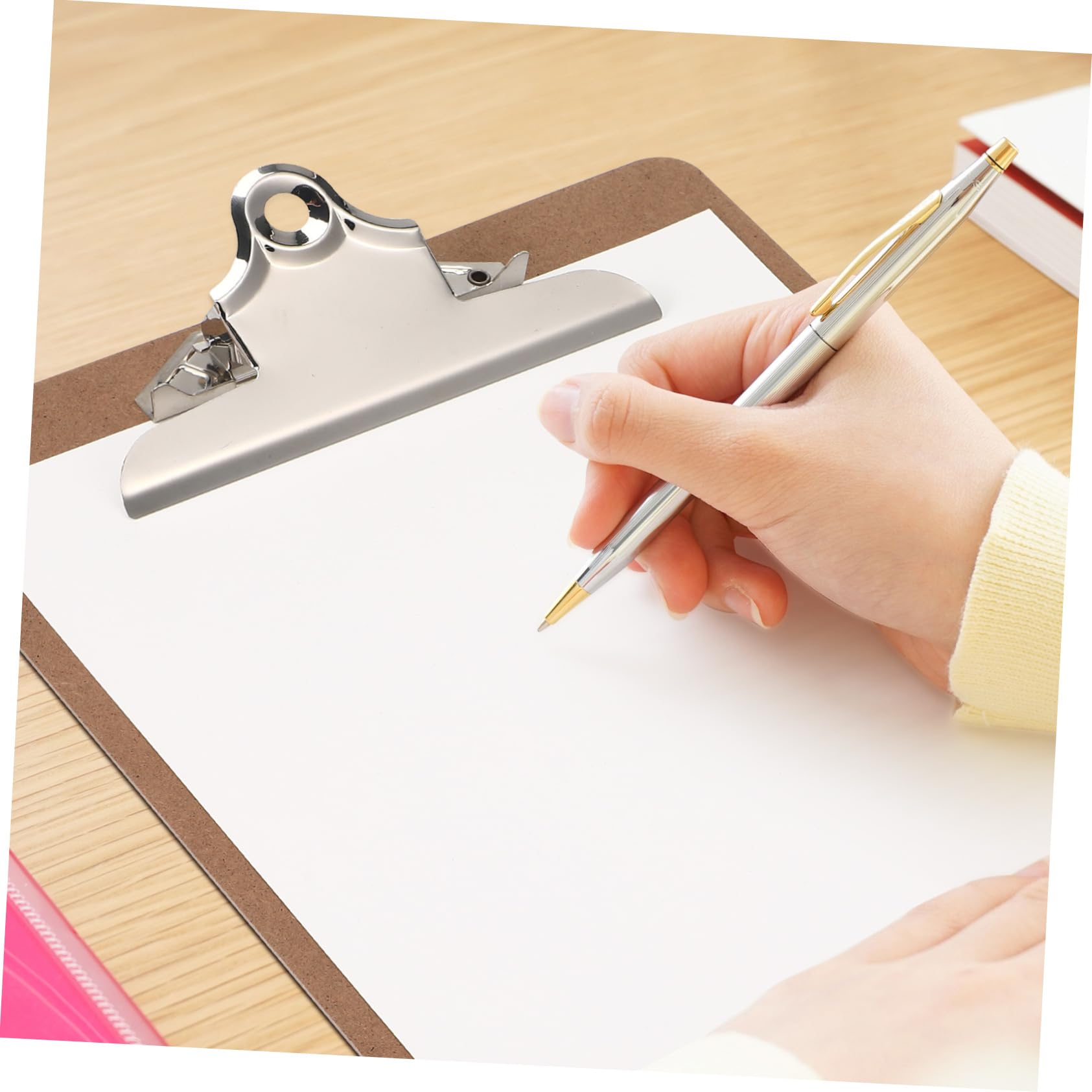 PLAFOPE 6pezzi Clipboards Portatili Da Lavagne Per Ufficio Con Clip Sicura e Versatile Per Scrittura Disegno e Appunti Per Professionisti Movimento