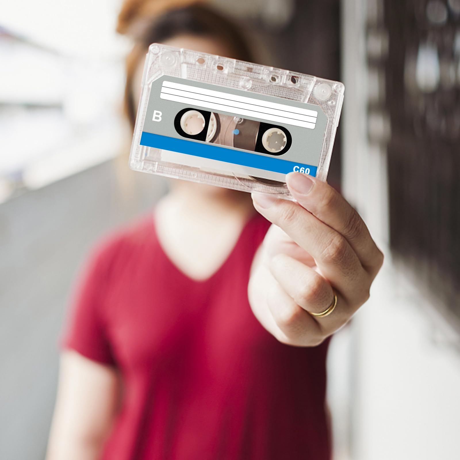 Cassettes audio 60 min vides, lot de 10, faible bruit pour enregistrement