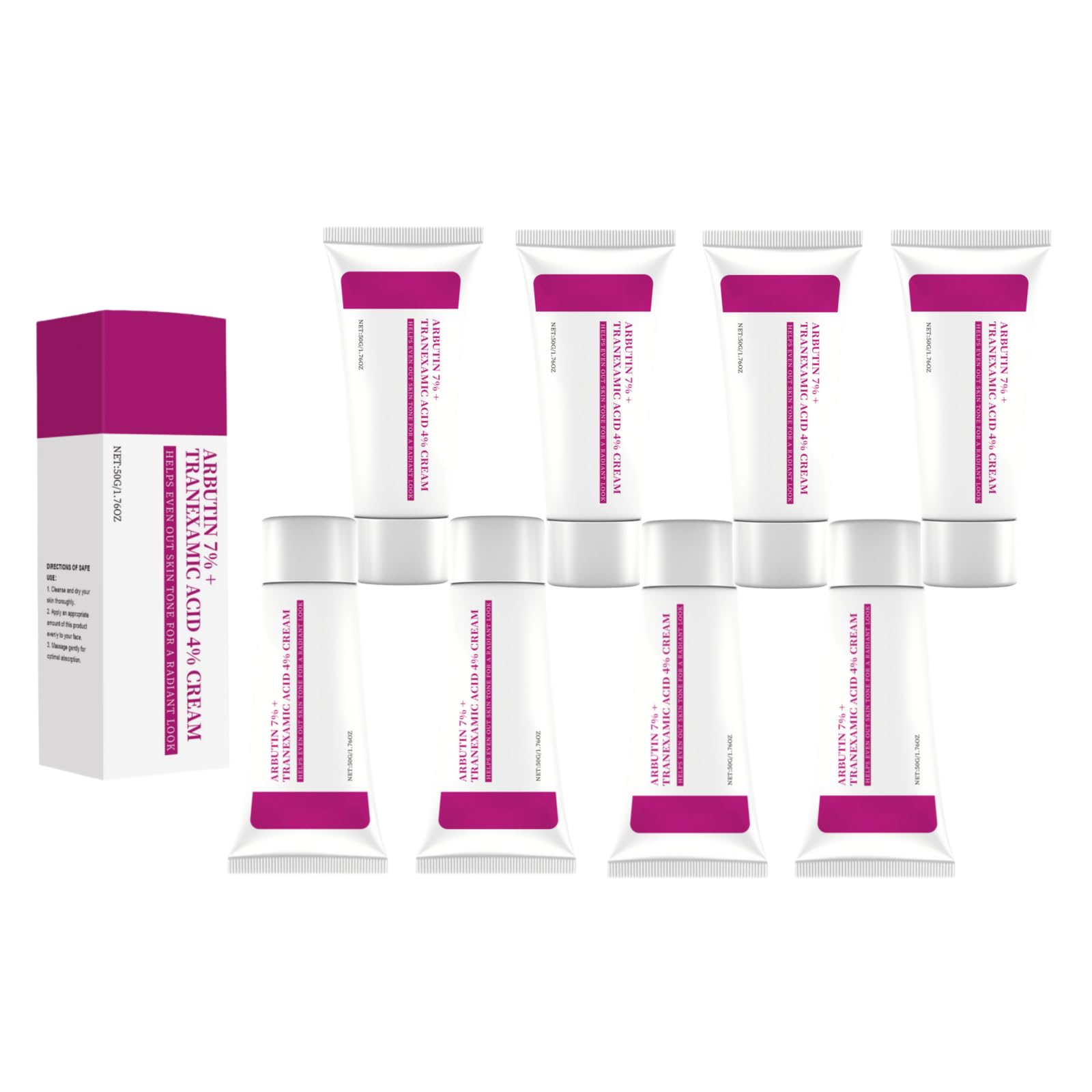 Creme mit Alpha-Arbutin 7 % + Tranexamsäure 4 %, Gesichtscreme gegen