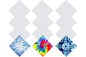 White Tie-Dyeing Bandanas: Elevate Your Creative Expressions