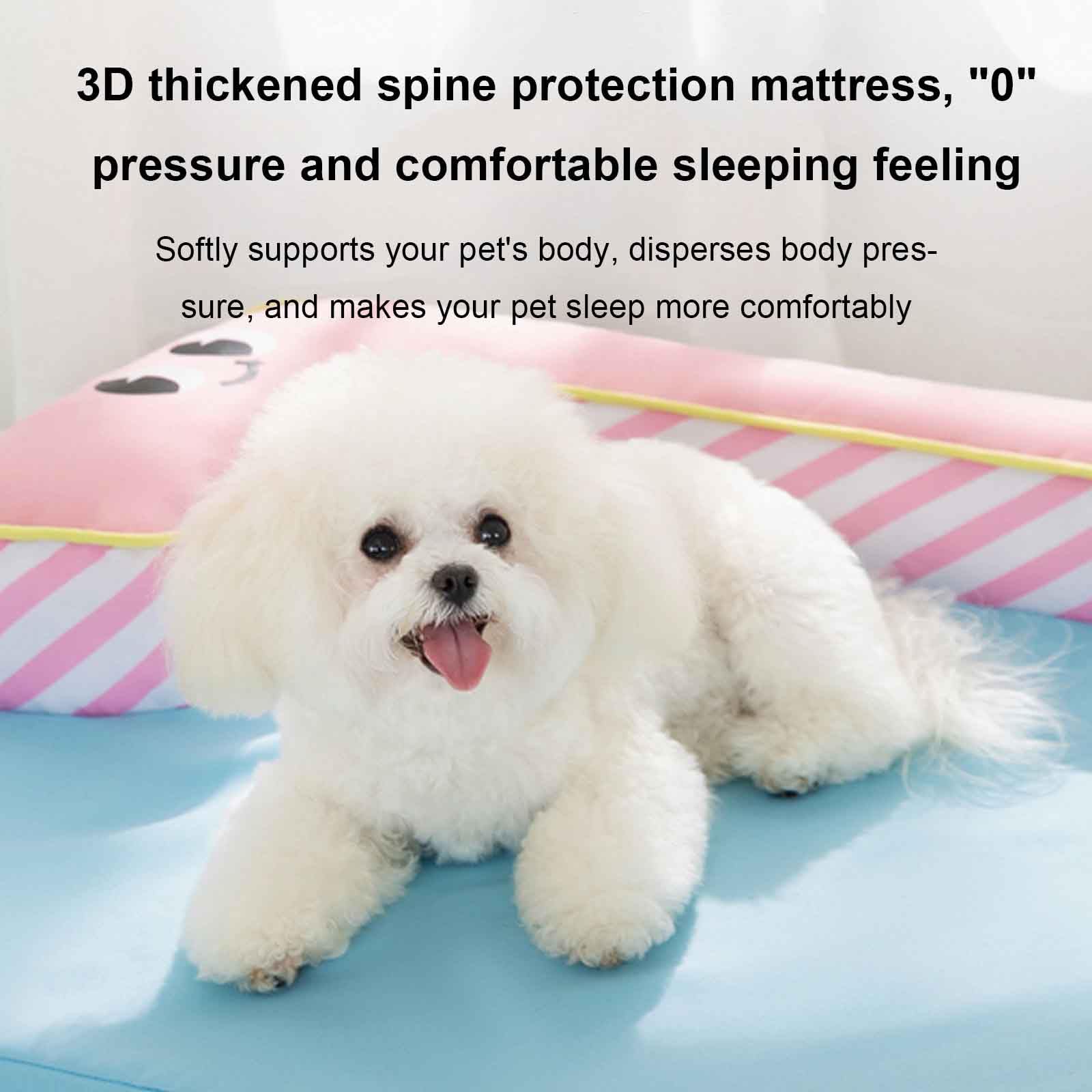 Cuscino Cane Impermeabile con Sfoderabile E Lavabile, Tappetino Refrigerante Cane con Base Antiscivolo, Perfetto per Le Calde Giornate Estive,XL