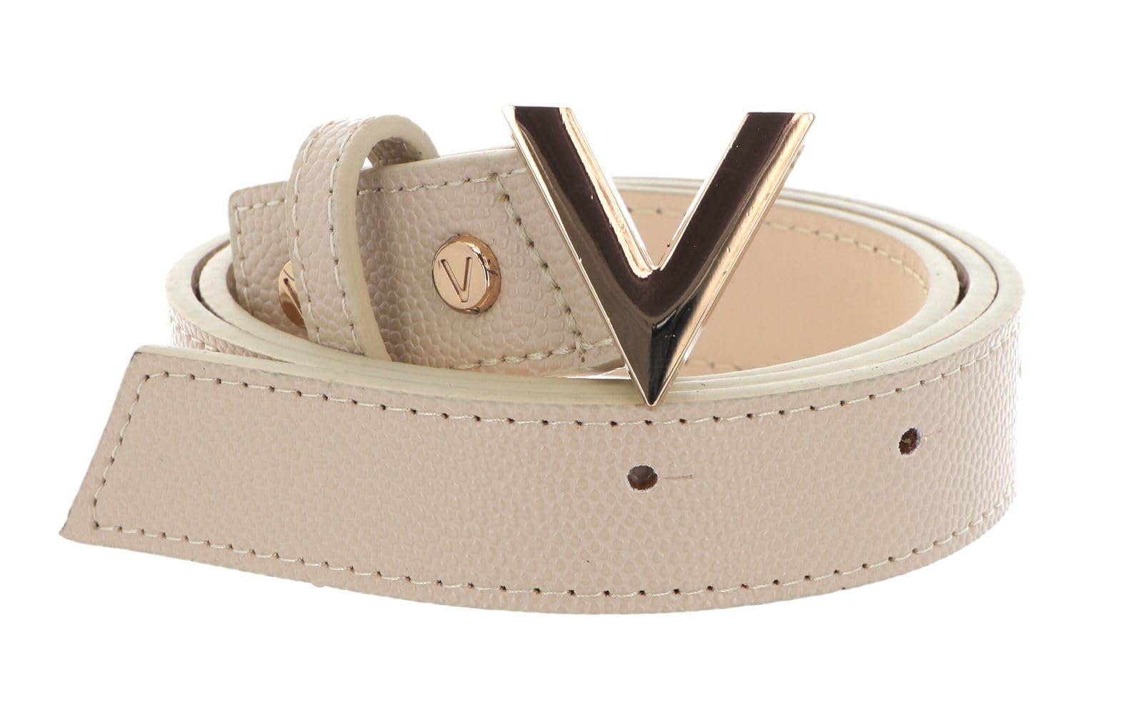 Valentino Divina Belt, 261L, L for Women, Beige/Gold, W120