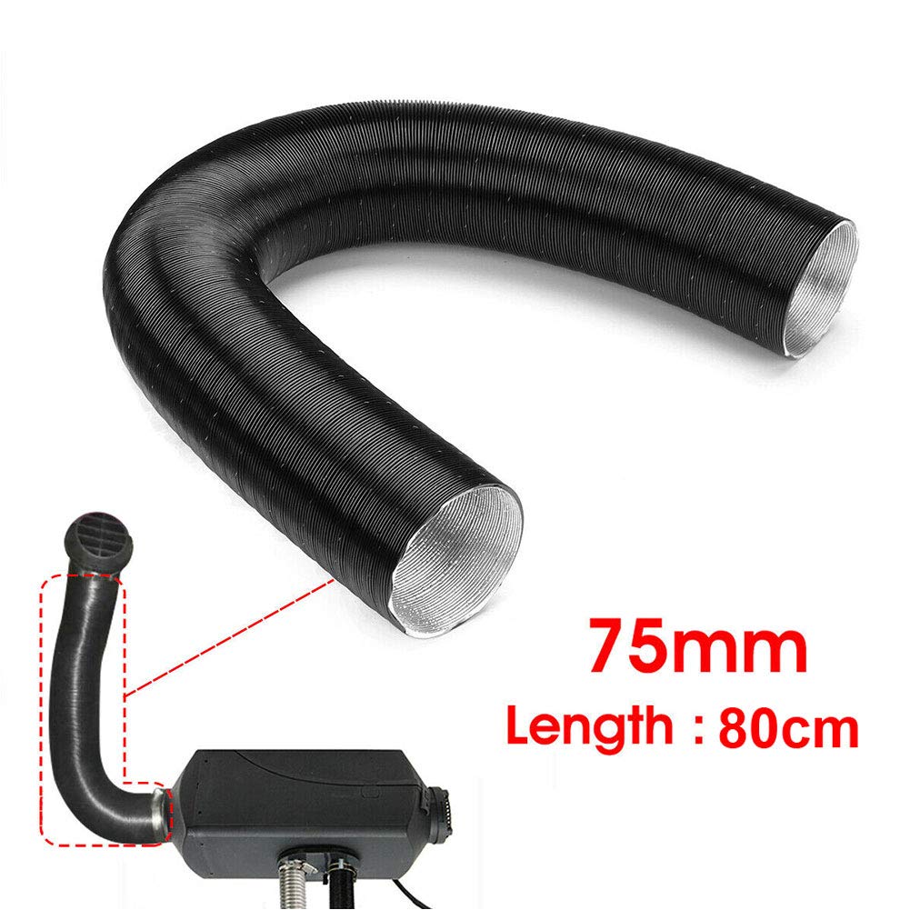 Nrkin - Canale di sfiato per riscaldamento auto, 60 mm, raccordo a T, tubo di scarico per