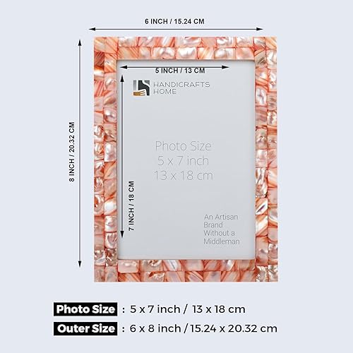 Miniatura 9 de Handicrafts Home Marcos de fotos Chic Marco de fotos Nácar hecho a mano Vintage