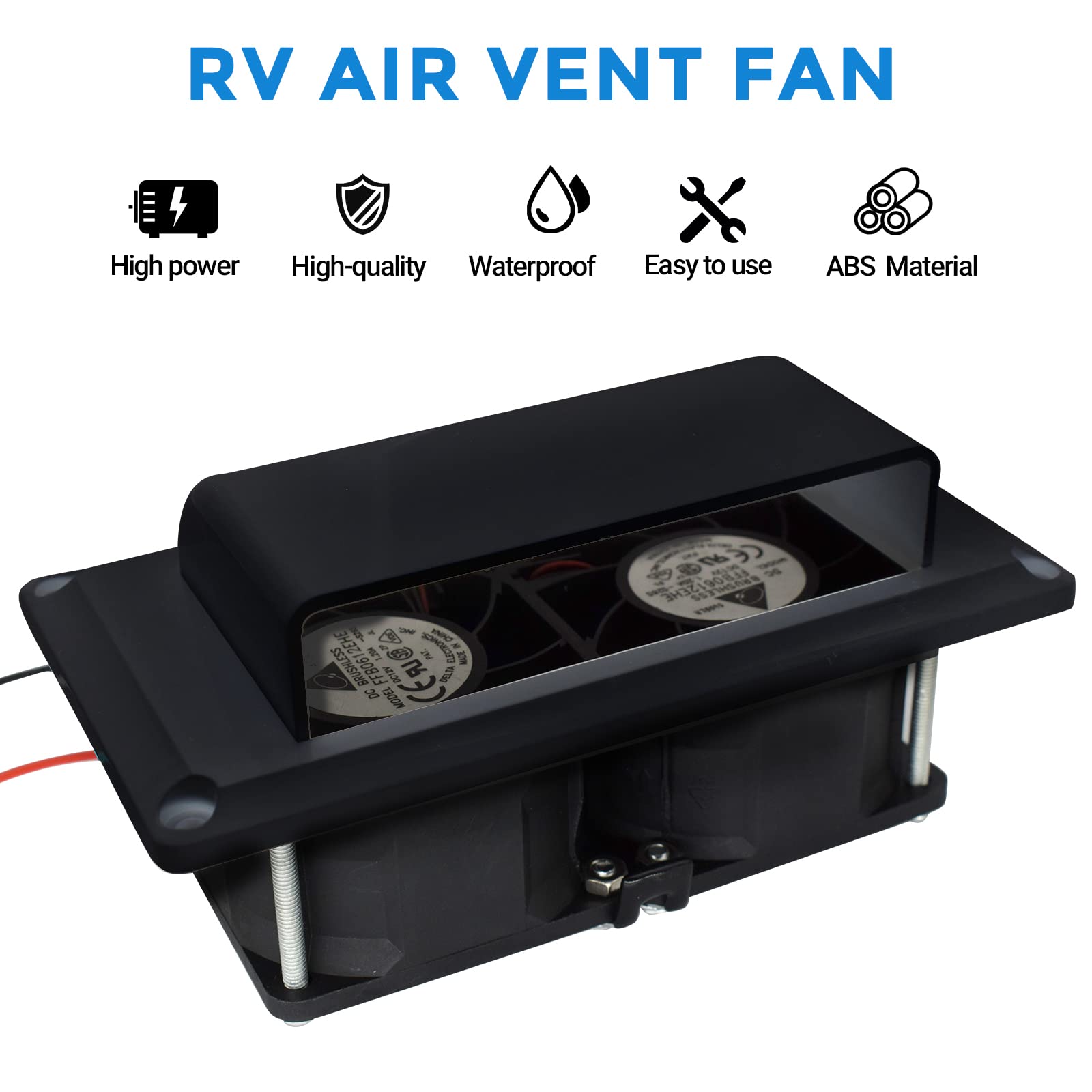 Couvercle De Ventilation Pour Camping-car - Remplacement De Bouche D'aération - En ABS - Protection Contre Les Intempéries